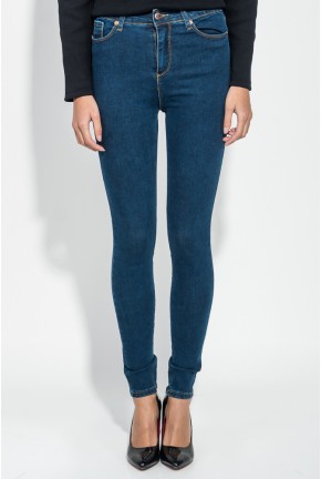 Жіночі джинси приталеного крою, колір Синій, 282F009