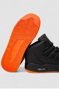 Кросівки чоловічі демісезонні, колір чорно-помаранчевий, 248RSK2312 - фото № 4