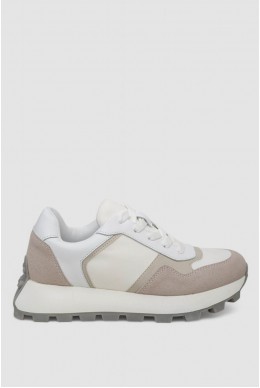 Кросівки жіночі демісезонні, колір біло-сірий, 248R212