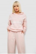 Спортивный костюм женский с принтом, цвет пудровый, 244R1059AG - фото № 1
