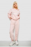 Спортивный костюм женский с принтом, цвет пудровый, 244R1059AG - фото № 0
