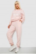 Спортивный костюм женский с принтом, цвет пудровый, 244R1059AG - фото № 2