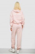 Спортивный костюм женский с принтом, цвет пудровый, 244R1059AG - фото № 3