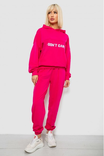 Спортивный костюм женский с принтом, цвет розовый, 244R1059AG