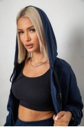 Спортивный костюм женский, цвет темно-синий, 238R114-3 - фото № 4