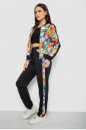 Костюм женский с принтом, цвет черно-оранжевый, 230R1125 - фото № 2