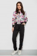 Костюм женский с принтом, цвет черно-розовый, 230R1125 - фото № 0
