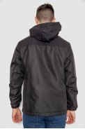 Куртка чоловіча демісезонна  -уцінка, колір чорний, 214R22013-U-27 - фото № 3