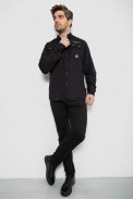 Сорочка чоловіча, колір чорний, 186R01-1 - фото № 1