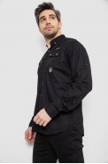 Сорочка чоловіча, колір чорний, 186R01-1 - фото № 2