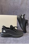 Кросівки жіночі  текстиль, колір чорний, 243R779 - фото № 0