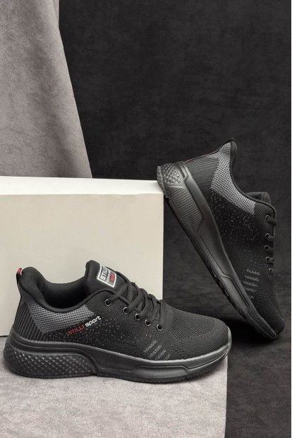 Кроссовки мужские демисезонные, цвет черно-серый, 248RH272