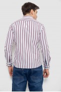 Рубашка мужская в полоску, цвет белый, 186R2089 - фото № 3