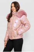 Куртка женская демисезонная короткая, цвет розовый, 244R22-828 - фото № 3