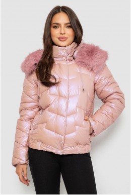 Куртка женская демисезонная короткая, цвет розовый, 244R22-828