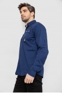 Сорочка чоловіча, колір синій, 186R01-1 - фото № 2