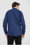 Сорочка чоловіча, колір синій, 186R01-1 - фото № 3