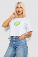Футболка женская с принтом, цвет белый, 221R9904 - фото № 2