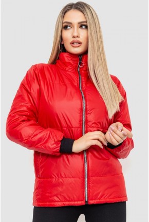 Куртка жіноча демісезонна, колір червоний, 244R012