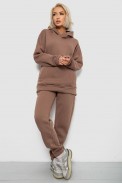 Спортивный костюм женский на флисе, цвет мокко, 247R2040 - фото № 0