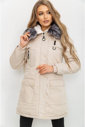 Куртка жіноча, колір світло-бежевий, 224R19-02