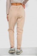 Спортивные штаны женские на флисе  -уценка, цвет светло-бежевый, 238R57013-U-2 - фото № 3