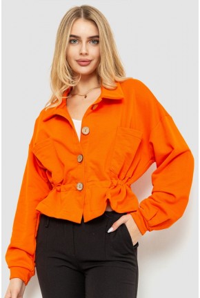 Жакет женский двухнитка, цвет оранжевый, 115R0519