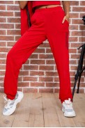 Спортивный костюм тройка женский красный 176R1030 - фото № 8