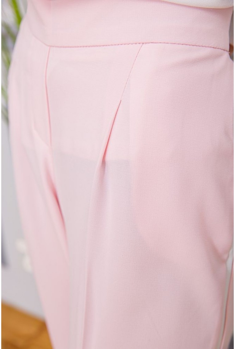 Купити Штани жіночі, колір рожевий, 182R311 - Фото №5