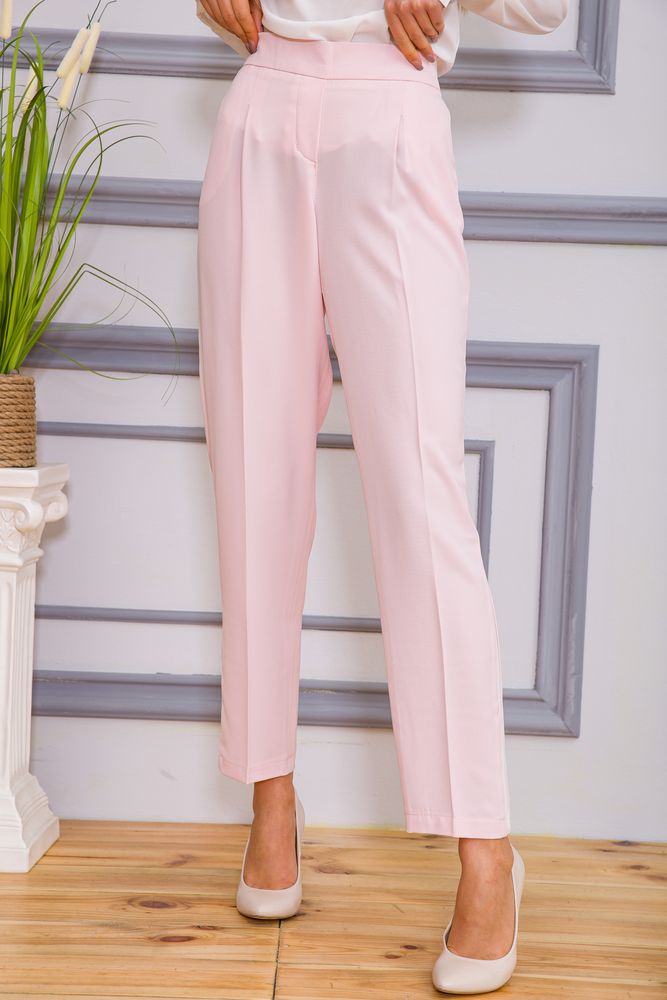 Купити Штани жіночі, колір рожевий, 182R311 - Фото №1