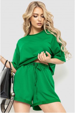 Костюм женский повседневный  -уценка, цвет зеленый, 102R327-U-1