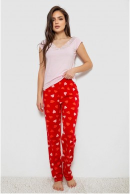 Пижама женская  -уценка, цвет розовый, 243R1484-025-U-2