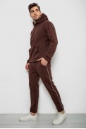 Спортивний костюм чоловічий на флісі, колір шоколадний, 238R58573 - фото № 2