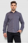 Рубашка мужская с принтом  -уценка, цвет синий, 214R7044-U - фото № 1