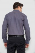 Рубашка мужская с принтом  -уценка, цвет синий, 214R7044-U - фото № 4
