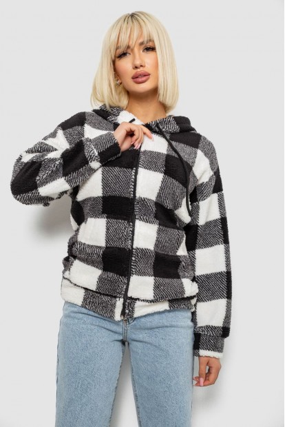 Кофта жіноча "Тедді", колір чорний, 257R48-5