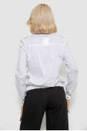 Рубашка женская однотонная  -уценка, цвет белый, 230R304-U-59 оптом - фото № 3