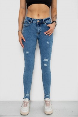 Джинсы женские Skinny, цвет голубой, 182R1414