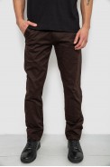 Штани чоловічі класичні, колір шоколадний, 243RXK39-6 - фото № 0