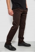 Штани чоловічі класичні, колір шоколадний, 243RXK39-6 - фото № 2