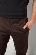 Штани чоловічі класичні, колір шоколадний, 243RXK39-6 - фото № 4
