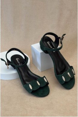 Босоножки женские, цвет зеленый, 243RE330