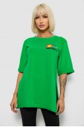 Футболка женская с принтом, цвет зеленый, 244R1031-5 - фото № 0
