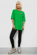 Футболка женская с принтом, цвет зеленый, 244R1031-5 - фото № 1