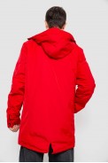 Куртка мужская демисезонная с капюшоном, цвет красный, 244R0221AL - фото № 3
