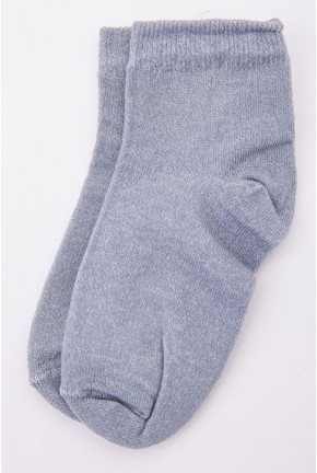 Дитячі однотонні шкарпетки, сірого кольору, 167R605-1