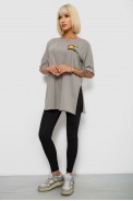 Футболка женская с принтом, цвет серый, 244R1031-5 - фото № 1