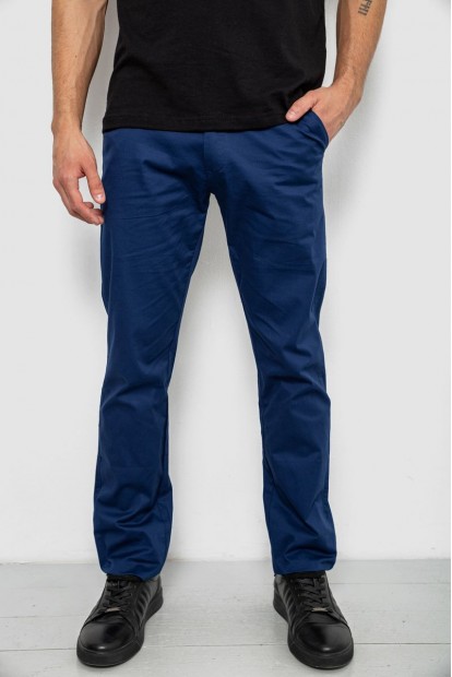 Штани чоловічі класичні, колір синій, 243RXK39-6