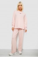 Спортивный костюм женский с принтом, цвет пудровый, 244R1060AG - фото № 0