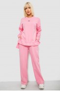 Спортивный костюм женский с принтом, цвет светло-розовый, 244R1060AG - фото № 0
